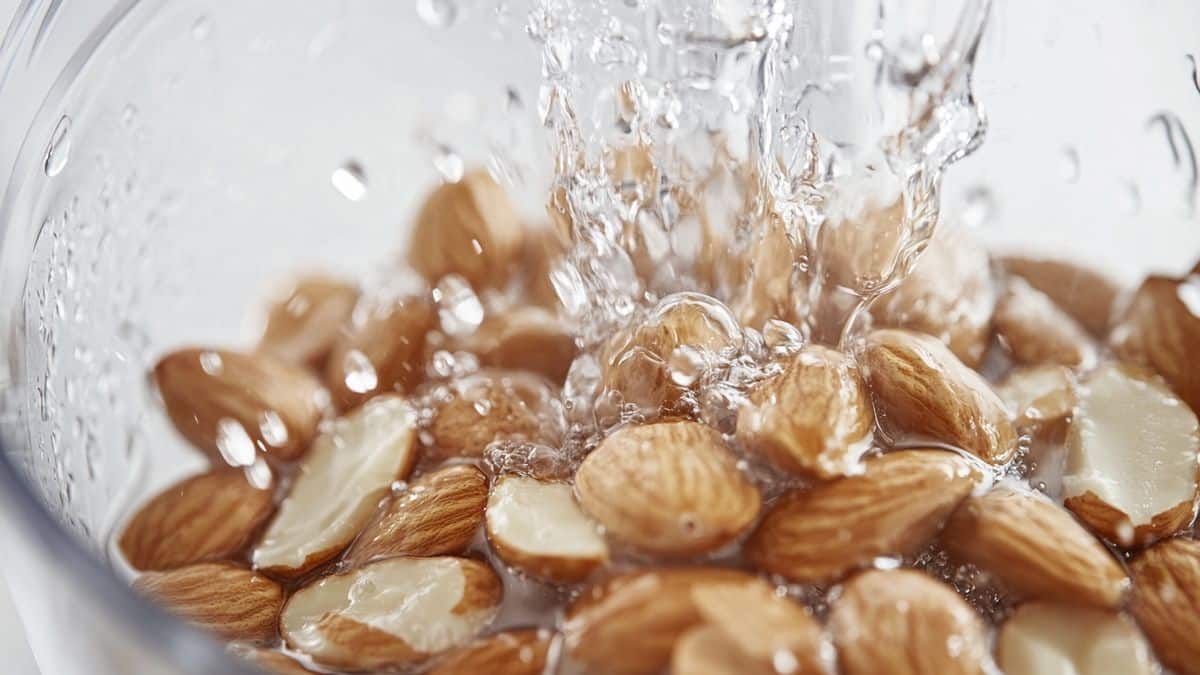 Recette de lait d'amande fait maison pour une boisson saine