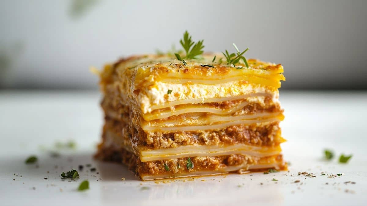 Recette italienne authentique de lasagne délicieuse à essayer