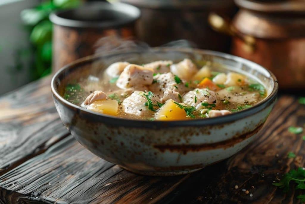 Recette de bouillon de poulet maison : le réconfort idéal pour vos soirées d'hiver