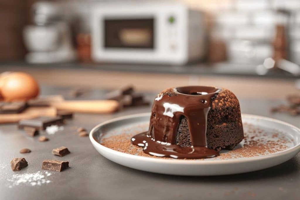 Fondant au chocolat express : une recette sans four en 5 minutes seulement