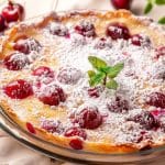 Ce clafoutis aux cerises version légère fait fondre tout le monde au printemps