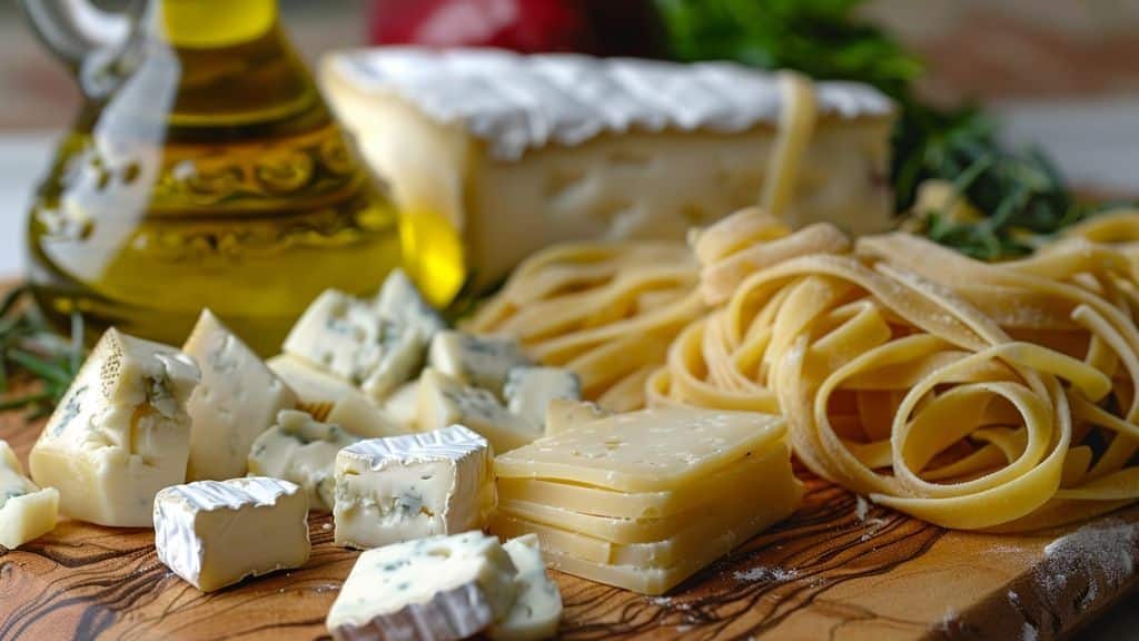 Une carte mettant en valeur les produits italiens