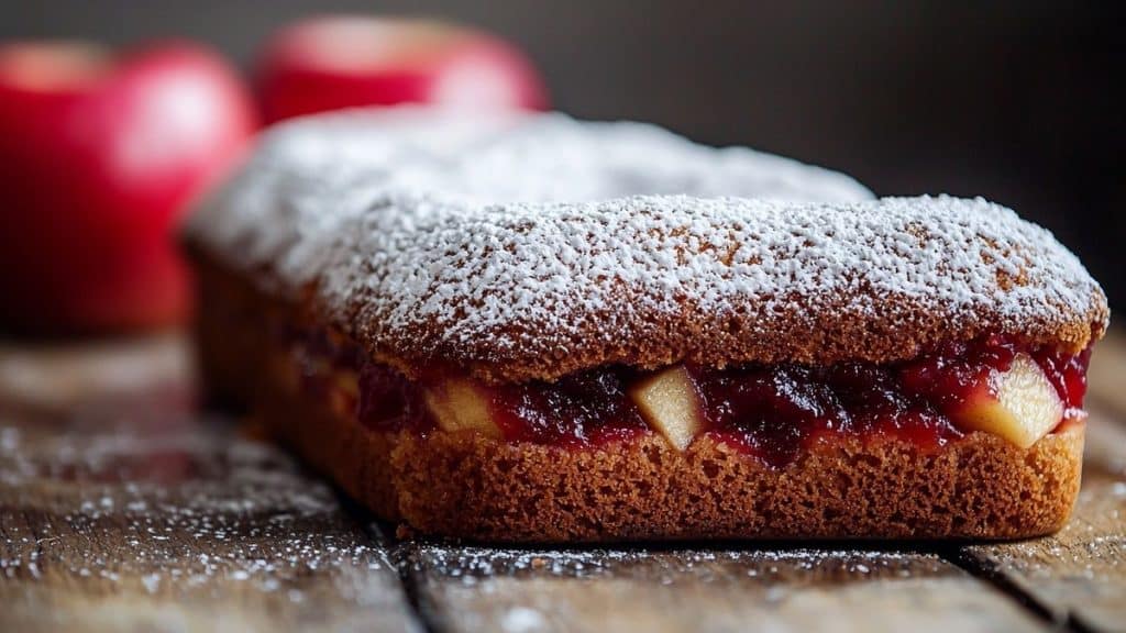 Ce cake à la compote de pommes est une vraie douceur sans sucre raffiné