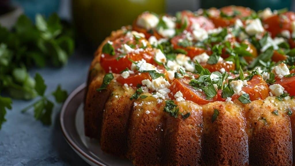 Ce cake salé tomates-feta fait un carton à chaque pique-nique