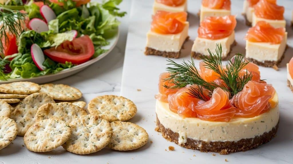 Ce cheesecake au saumon fumé fait sensation à l’apéro, et il est ultra simple