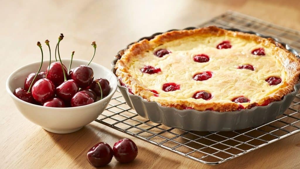 Ce clafoutis aux cerises sans noyaux fait l’unanimité dès la première bouchée