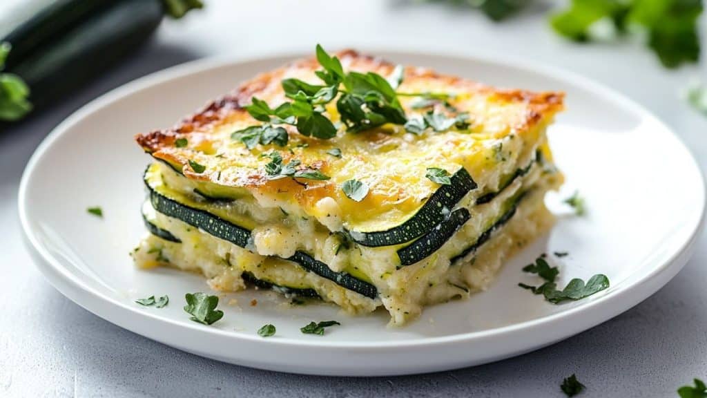 Ce gratin de courgettes du jardin bluffe toujours mes invités sans une goutte de crème