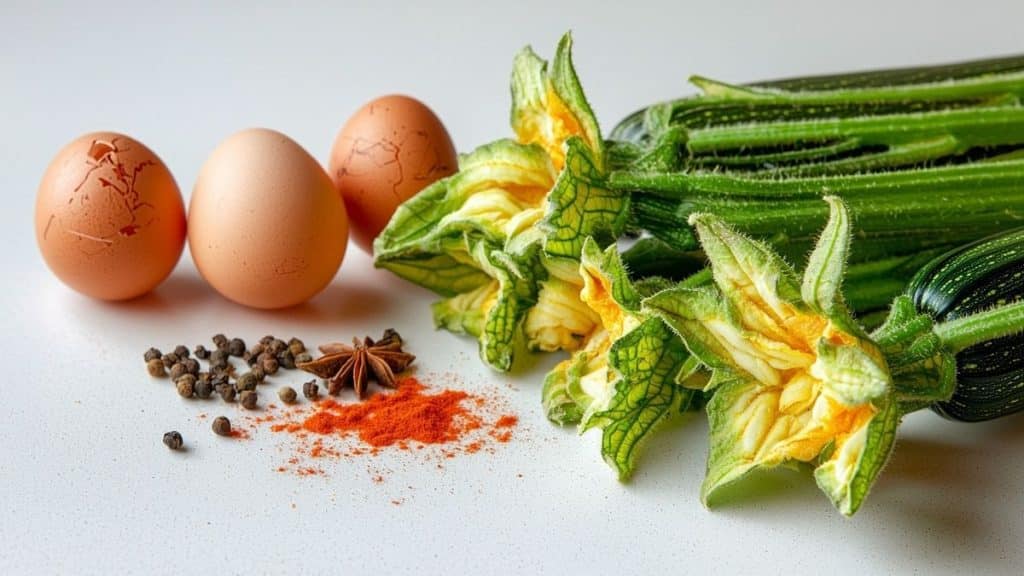 Cette omelette aux fleurs de courgettes a conquis toute la table en 5 minutes