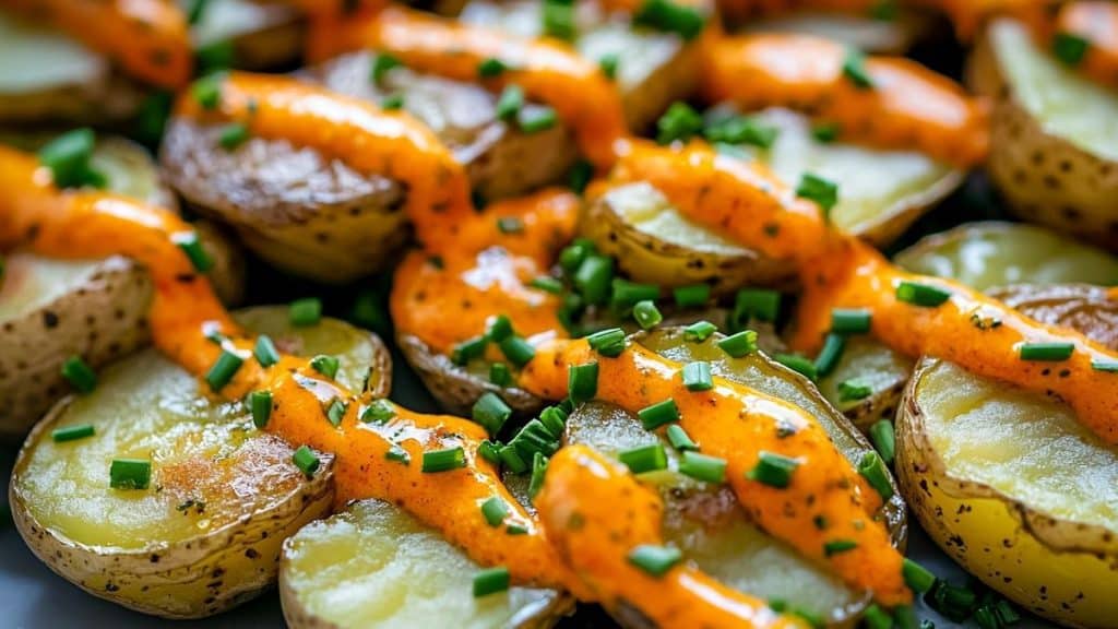 Cette sauce aux herbes du jardin change tout sur des pommes de terre tièdes