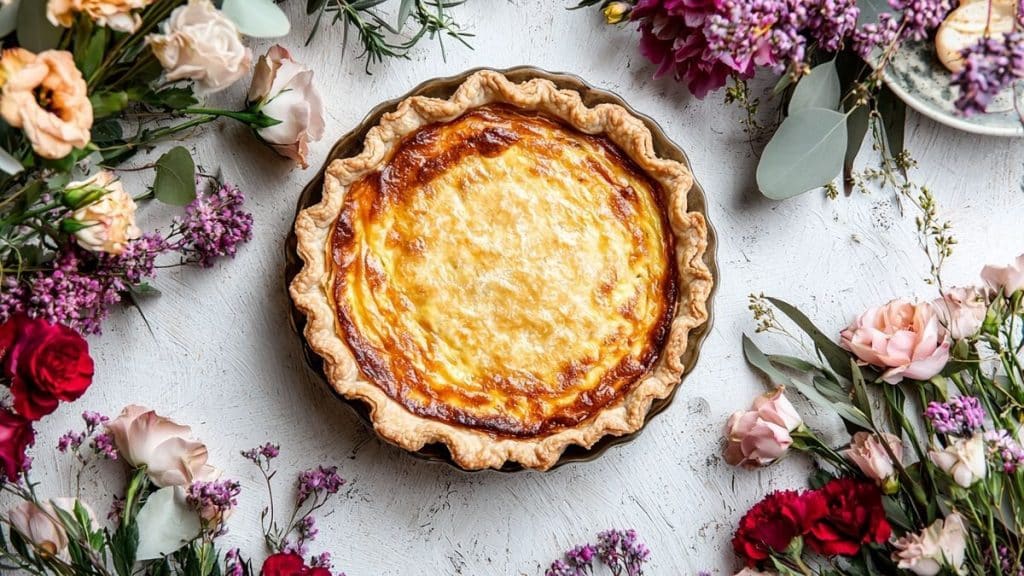 La quiche sans pâte que mon fleuriste prépare tous les dimanches matin