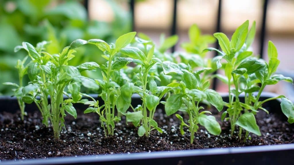 Les salades repiquées les premiers jours de juin résistent bien aux montées en graine