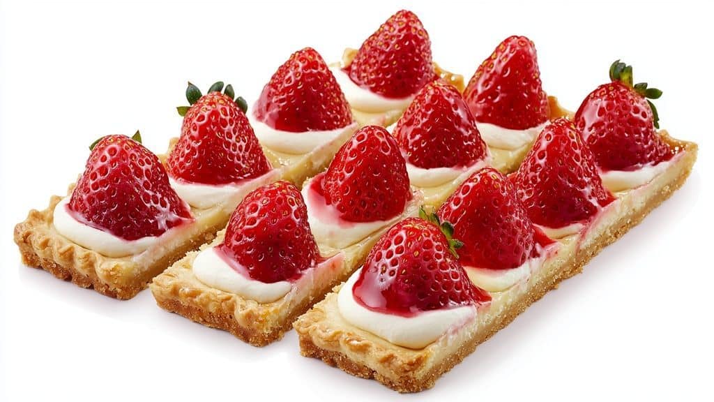 Tarte aux fraises express sans cuisson