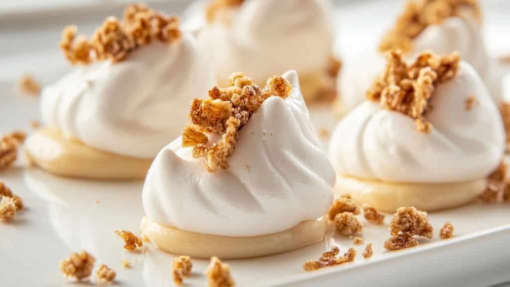 Île flottante aux pralines : un dessert gourmand